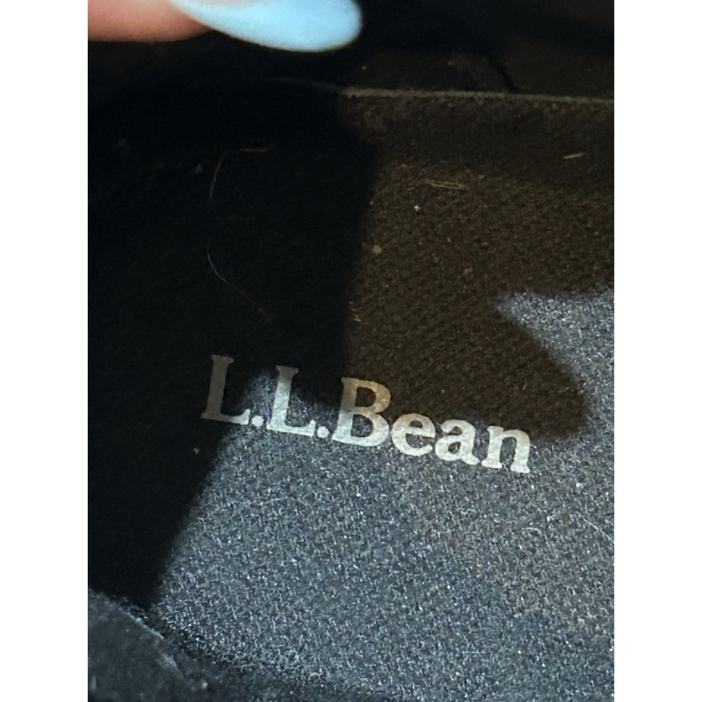 LL Bean Storm Chaser Tek 2.5 Duck Boots Mens 9 M Black Slip On Outdoor Winter - Picture 8 of 9